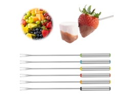 KOFIHETY Peças De Garfos Para Fondue Em Aço Inoxidável Para Queijo, Marshmallow, Chocolate, Fruta, Carne