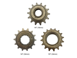 Volante Livre Bicicleta 14/16d 18mm 34mm Unico Velocidade Aço Anti-corrosao Acessorio Ciclismo