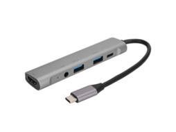 Docking Station (type-c Para Hdmi Carregamento Pd 60w) Hub Type-c 5 Em 1 Doca De Expansão Multifuncional Divisor Usb