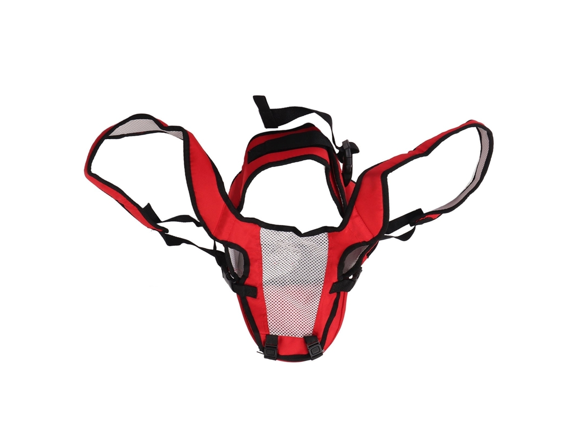 Primerox poltrona Lombar para Bebê Transportador Multifuncional com Bolsos Ajustável para Frente e Costas Vermelho