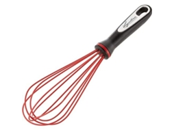 LAGOSTINA Ingenio Smart Whisk com Revestimento Anti-Riscos Plástico e Silicone Preto e Vermelho