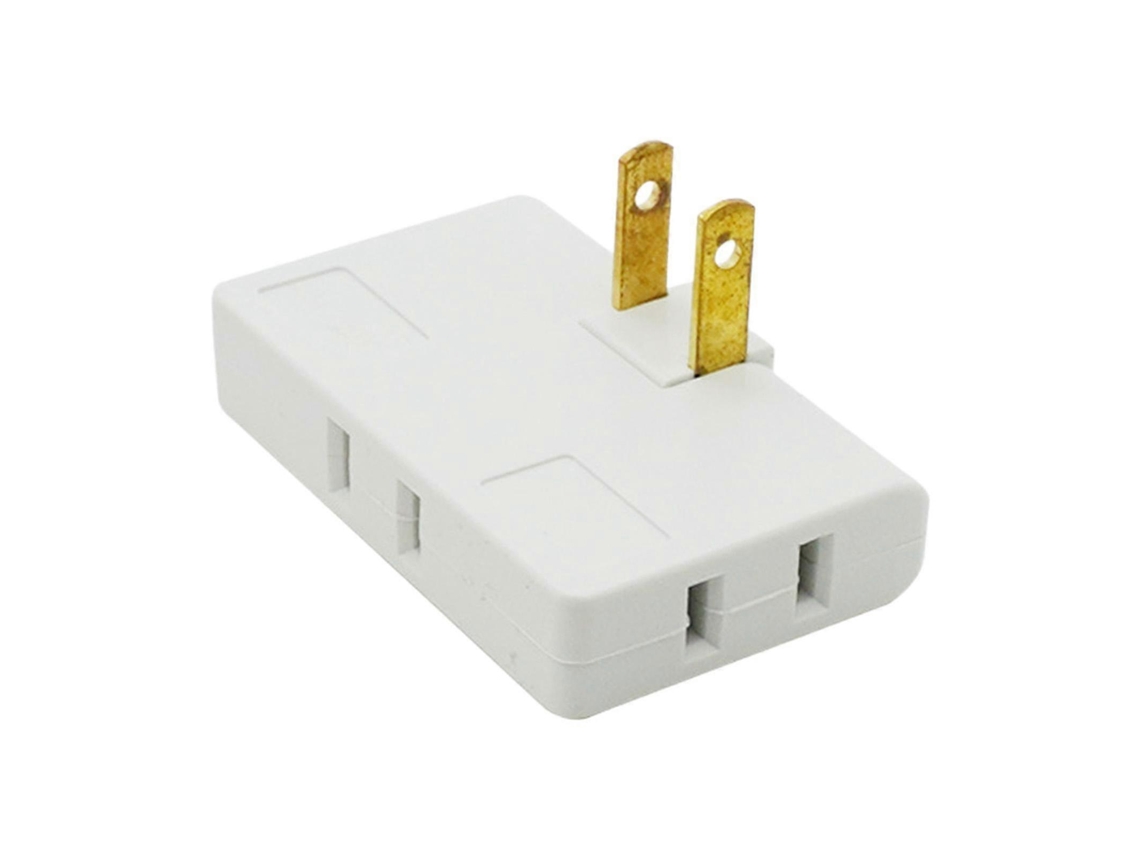 Extensor De Tomada Tripla Portátil Com Plugue Giratório De 2 Pinos Para Uso Doméstico. Olysi Shop