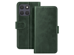 Capa Para Moto G67 Efeito Couro Com Porta-cartões E Função Stand
