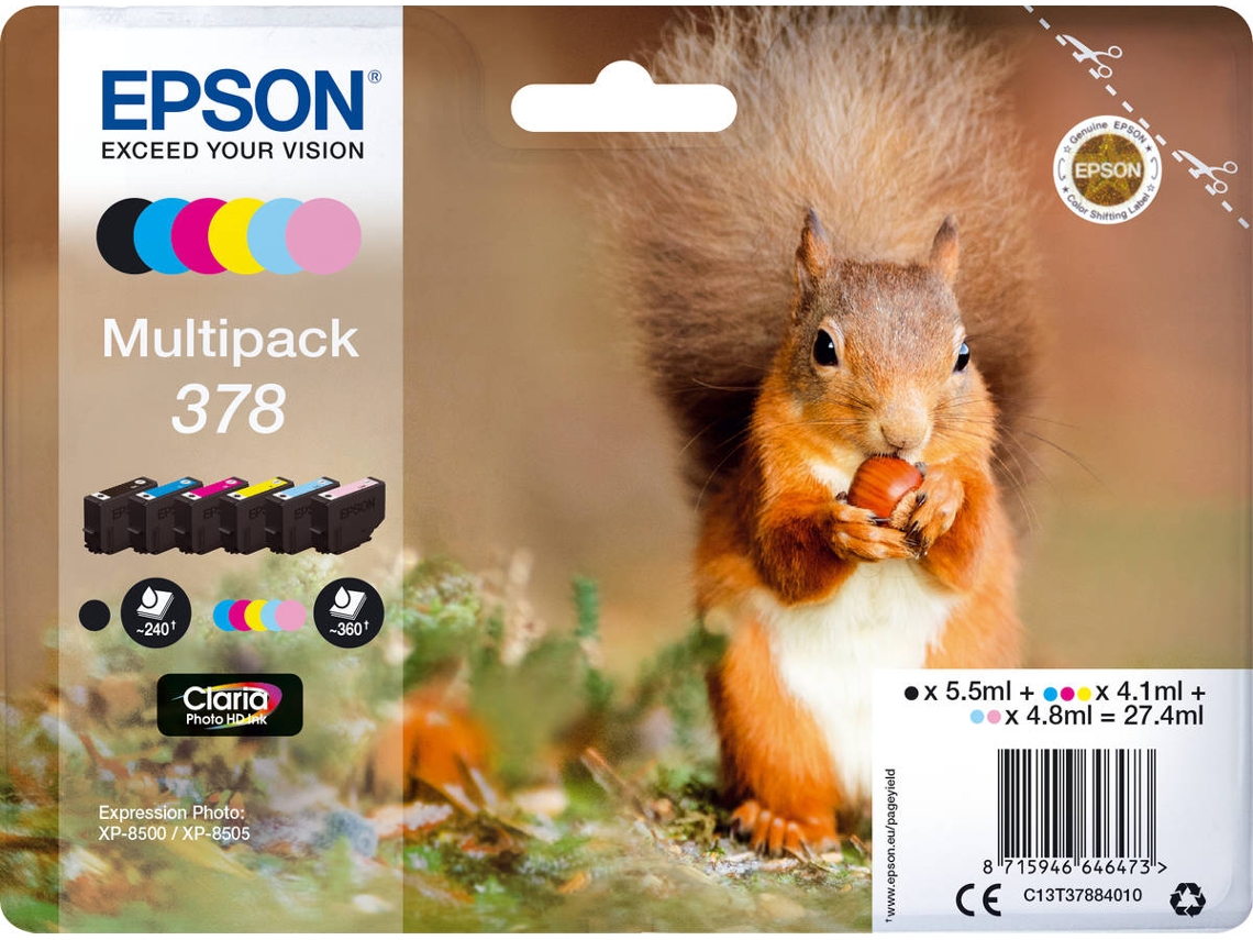 Tinteiro EPSON 6-pack - C13T37884010