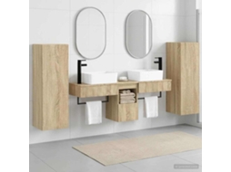 Vidaxl Conjunto De Móveis Para Banheiro 5 Unid. Carvalho Sonoma
