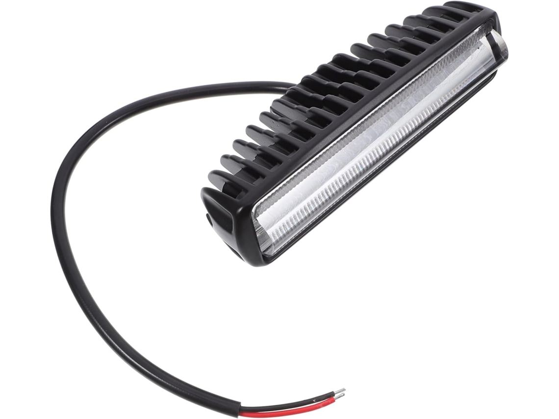 Barra De Luz Led Vermelha Compacta De 30 W Em Plástico Para Iluminação De Segurança.