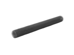 Vidaxl Cerca Arame Galinheiro 25x1,5m Aço C/ Revestimento Pvc Cinzento