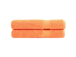 Towel, Towels Vidaxl Laranja Algodão (100 X 200 Cm)