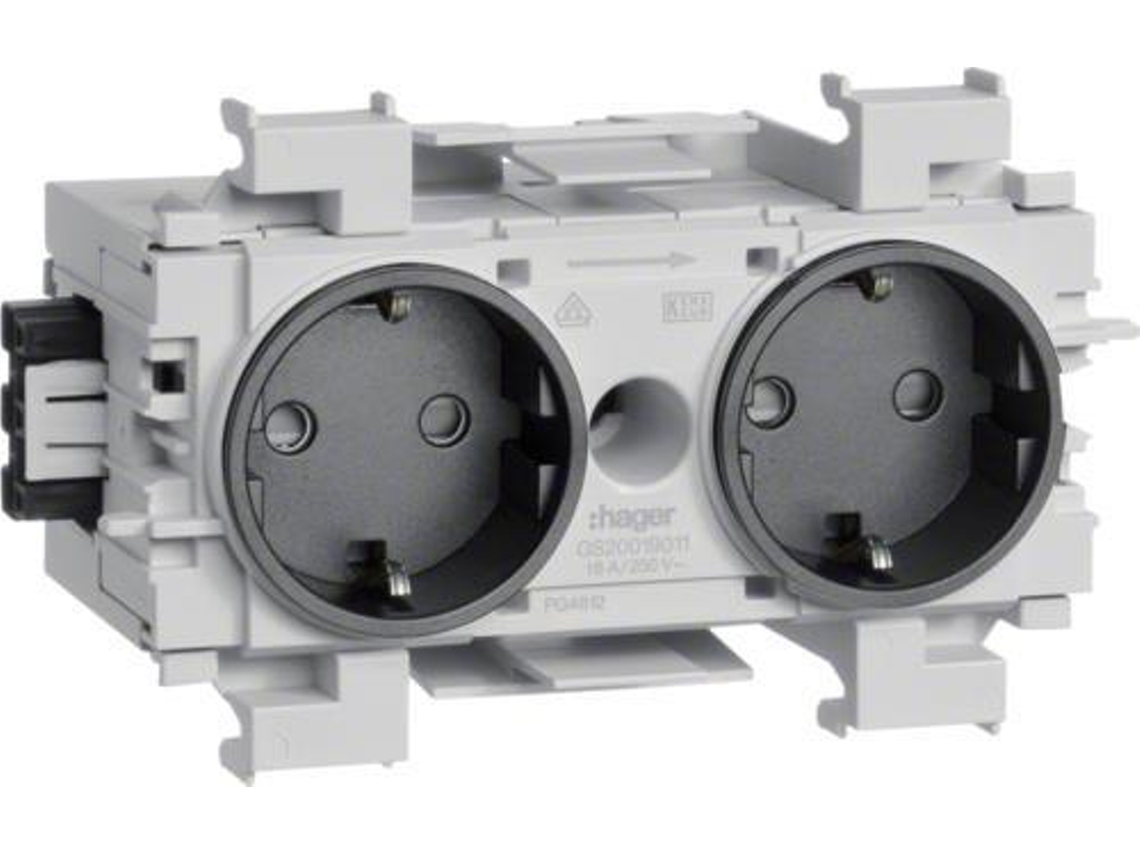 Gs20019011 Steckdose Graphit Hager (gs20019011)