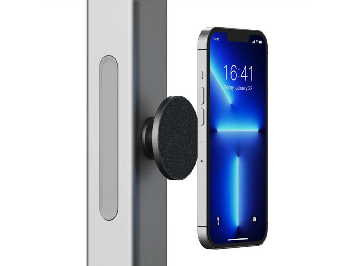Suporte Magnético Para Telemóvel Suporte Auto Magnético Preto, Adequado Para Ginásios, Passadeiras E Bicicletas Estáticas Electvault1