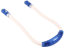 Luminária De Pescoço Led Flexível Akozon, Mãos Livres, Ajustável, Para Leitura Noturna, Preta Azul