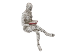Figurina Feminina Laxiscreed Em Resina Para Decoração Moderna Em Estantes E Espaços De Leitura