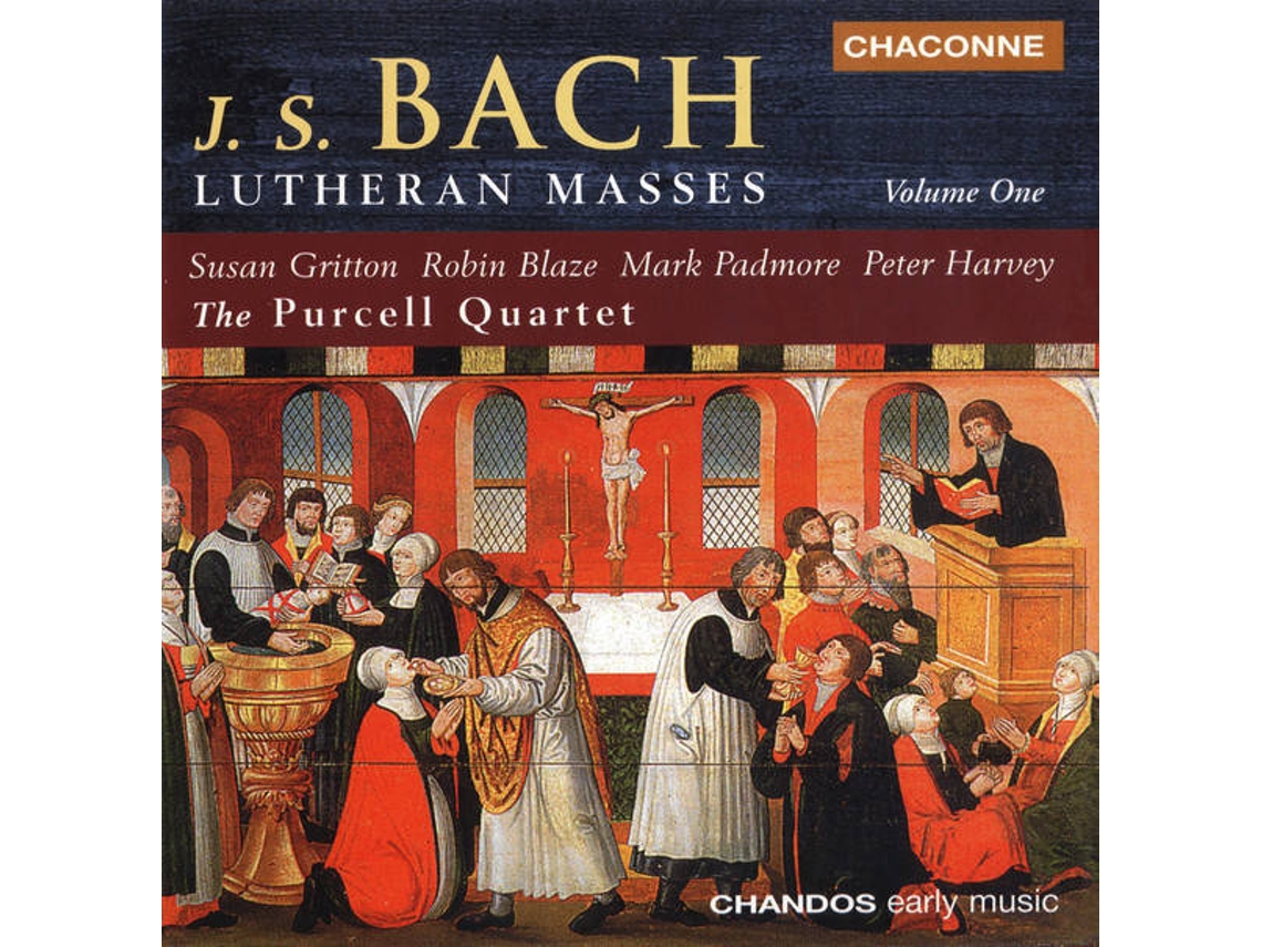 CD J. S. Bach / Susan Gritton, Robin Blaze, Mark Padmore, Peter Harvey, The Purcell Quartet - Lutheran Masses I (1CDs)