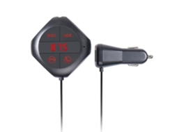 Kit Veicular Bluetooth Mãos-Livres Q7S Transmissor Fm Áudio Música Reprodutor Mp3-Wma Carregador Usb para Carro D No.1 -Qukj656