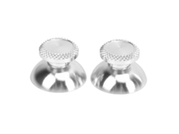 2pcs Grifos Analógicos De Metal Controle Prata
