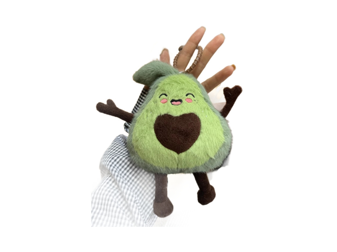 Chaveiro de Pelúcia de Lichia, Brinquedo Fofo para Meninas CHABERLU