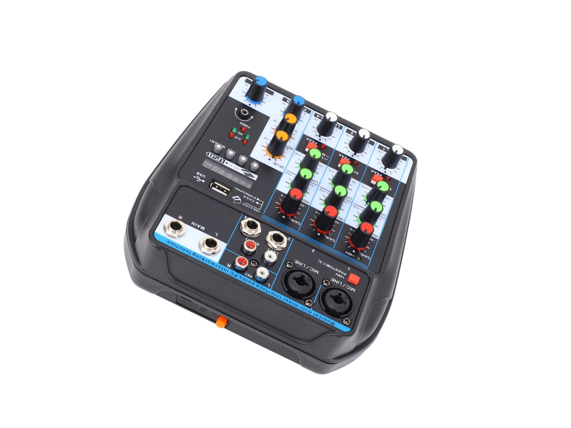 Mixer 4 Canais LAXISCREED Processamento Áudio Profissional
