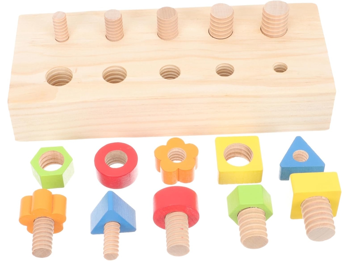 Conjunto De Quebra-cabeças Educativo: Parafusos