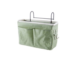 Bolsa de armazenamento para cabeceira, organizador suspenso, caixa de cabeceira para camas de quarto, estrutura de cama Slowmoose