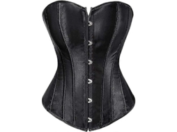 Top Corset Feminino com Design Sedutor e Ajuste Perfeito para Qualquer Ocasião Feito com Materiais de Alta Qualidade Black Top
