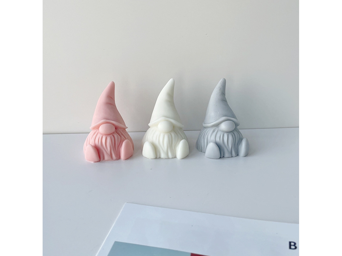 Molde De Silicone Do Papai Noel Sem Rosto.