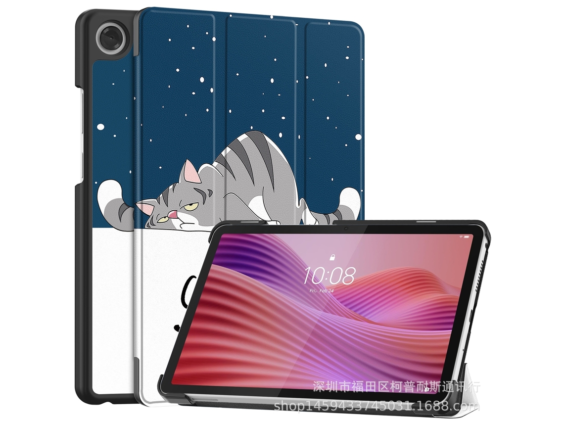 Capa Para Tablet Lurelia, Compatível Com Lenovo Tab K9/tab One/tb305fu, Pc, Dobrável Com Suporte, Função Sono