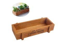 Mesa De Madeira Com Vasos De Flores E Suculentas Decorativas