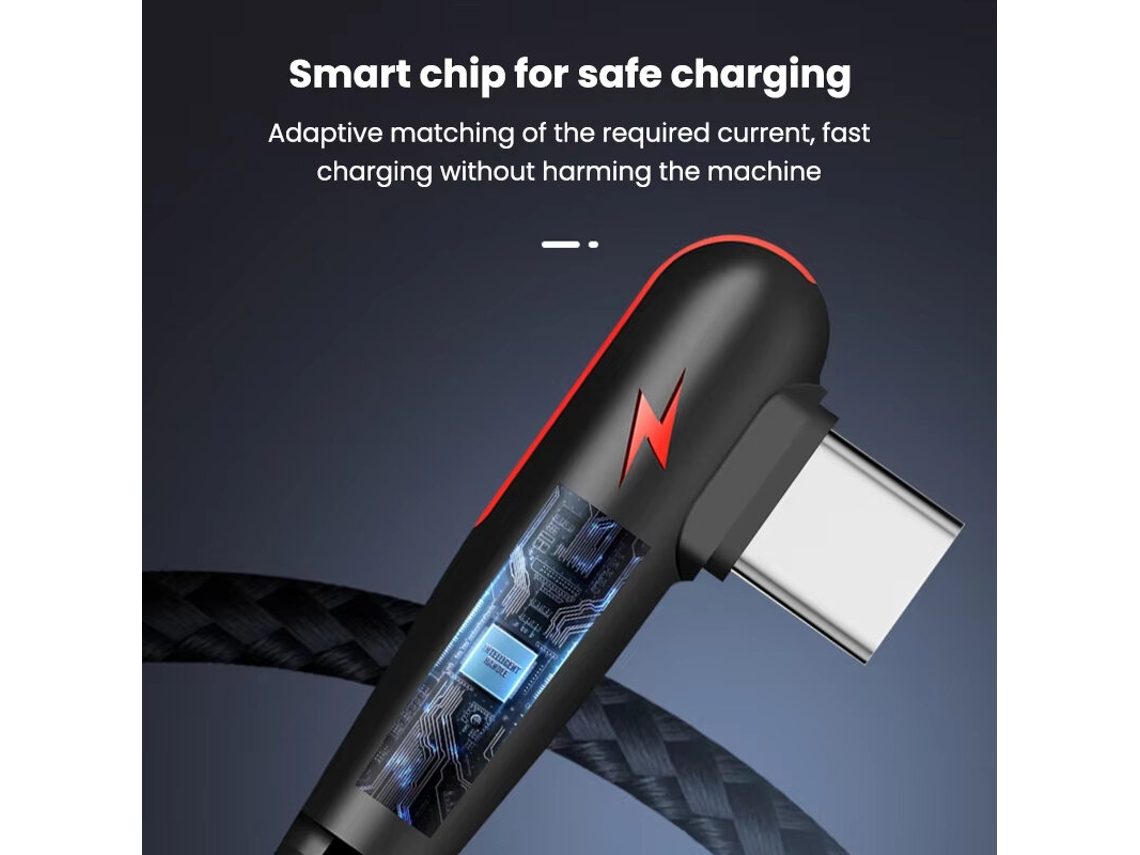 Cabo Usb-a Para Tipo-c 6a 120w Com Carregamento Rápido E Transmiss?o De Dados, Núcleo De Cobre Puro, 1m/2m De Comprimento