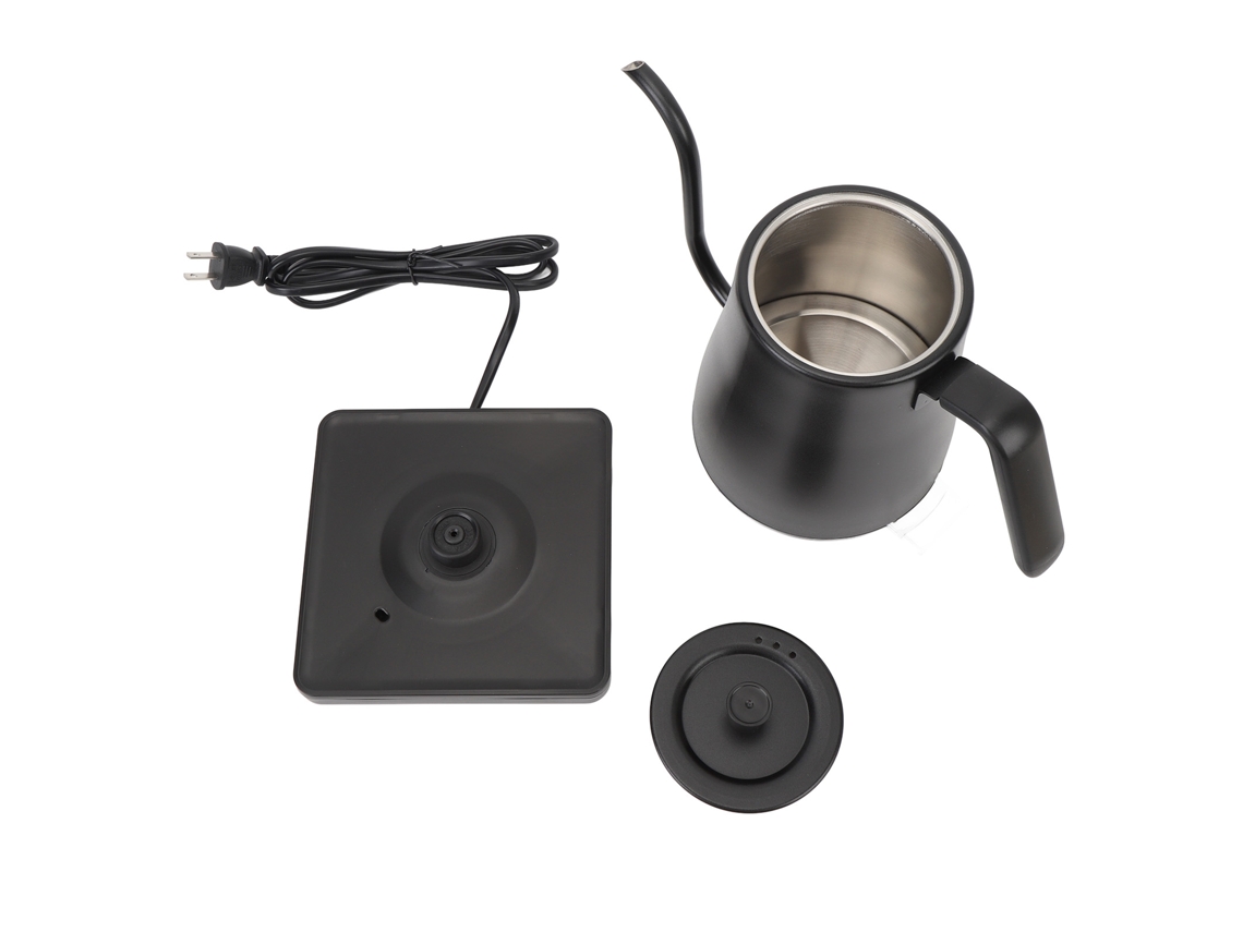 Chaleira de Bico de Ganso 1000w Aço Inoxidável 800ml com Controle de Temperatura S/MARCA