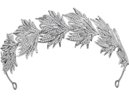 Tiara De Noiva Com Strass, Elegante E Durável, Acessório Chique Para Casamento.