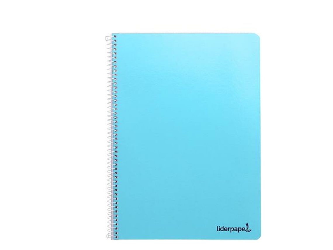 Caderno LIDERPAPEL BE05 Azul A4 80 Folhas