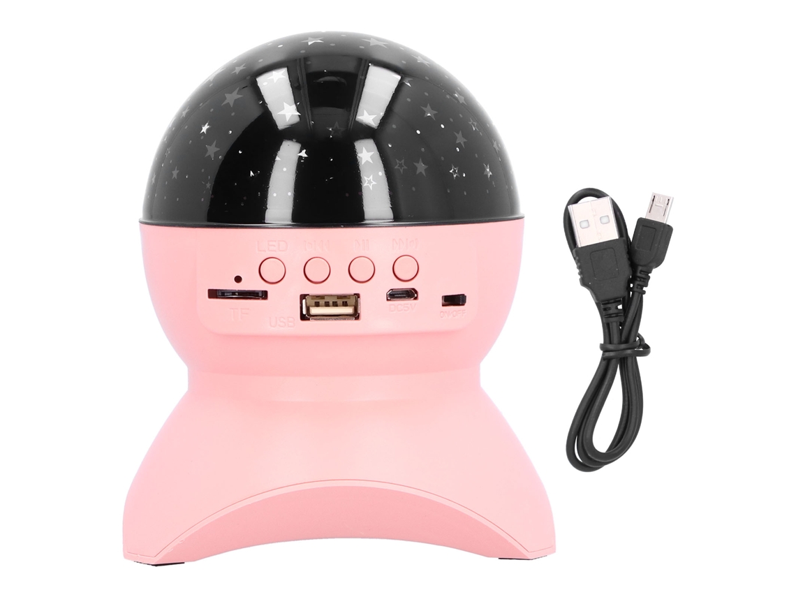 2026 lâmpada de Projeção de Estrelas Led com Bluetooth e Luz Noturna Usb Giratória para Quarto e Casa