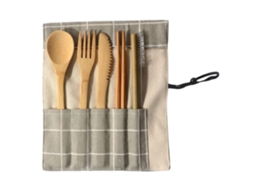 Travel Cutlery 7 Pieces Grey NORTHIX