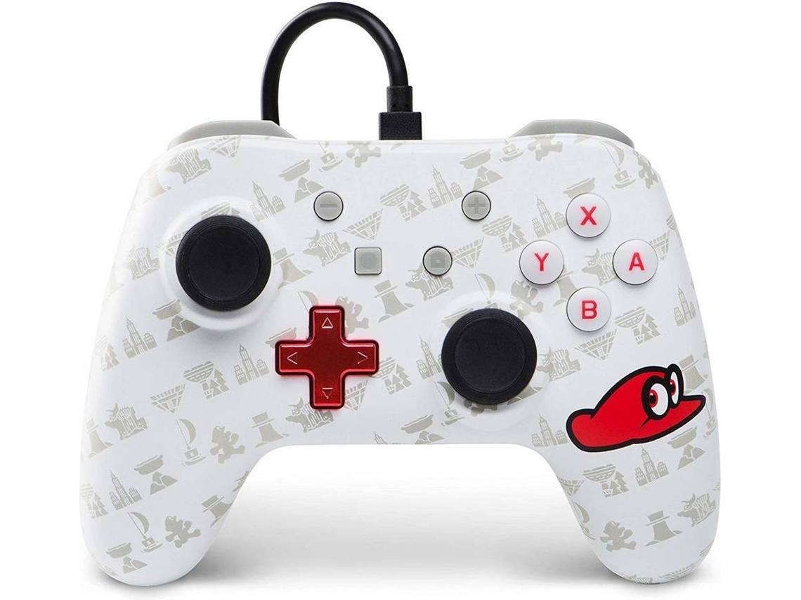 Comando Gaming POWER A Super Mario Wired Controller Chrome Mario Link