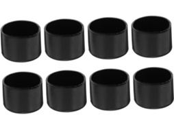 Conjunto De 8 Protetores Piso Para Pés Cadeiras, Almofadas Redondas De 19mm Para Móveis, Capas Antiderrapantes E