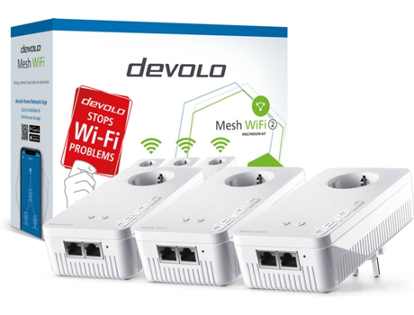 Sistema Mesh Powerline DEVOLO Wi-Fi 2 Multiroom Kit