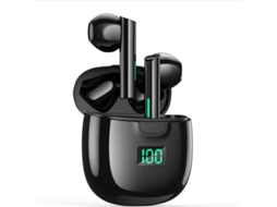 Auriculares Bluetooth True Wireless T16 de Ruído de Chamada Meio para Jogos de Alta Fidelidade para Música Preto