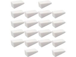 Esponja De Manicure Branca Corner, Maquiagem, 48 Peças, Durável.