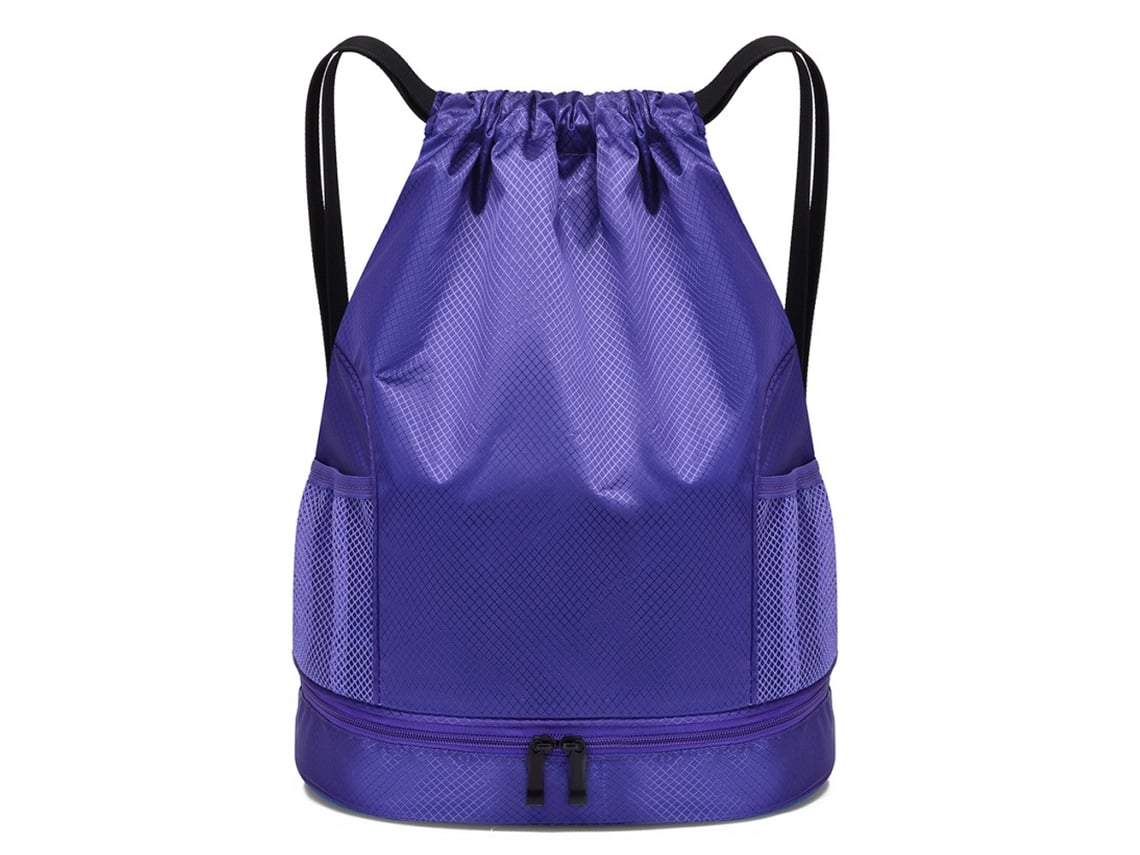 Mochila Com Cordão Bolsa De Ginástica Saco De Corda Saco De Corda Roxo*