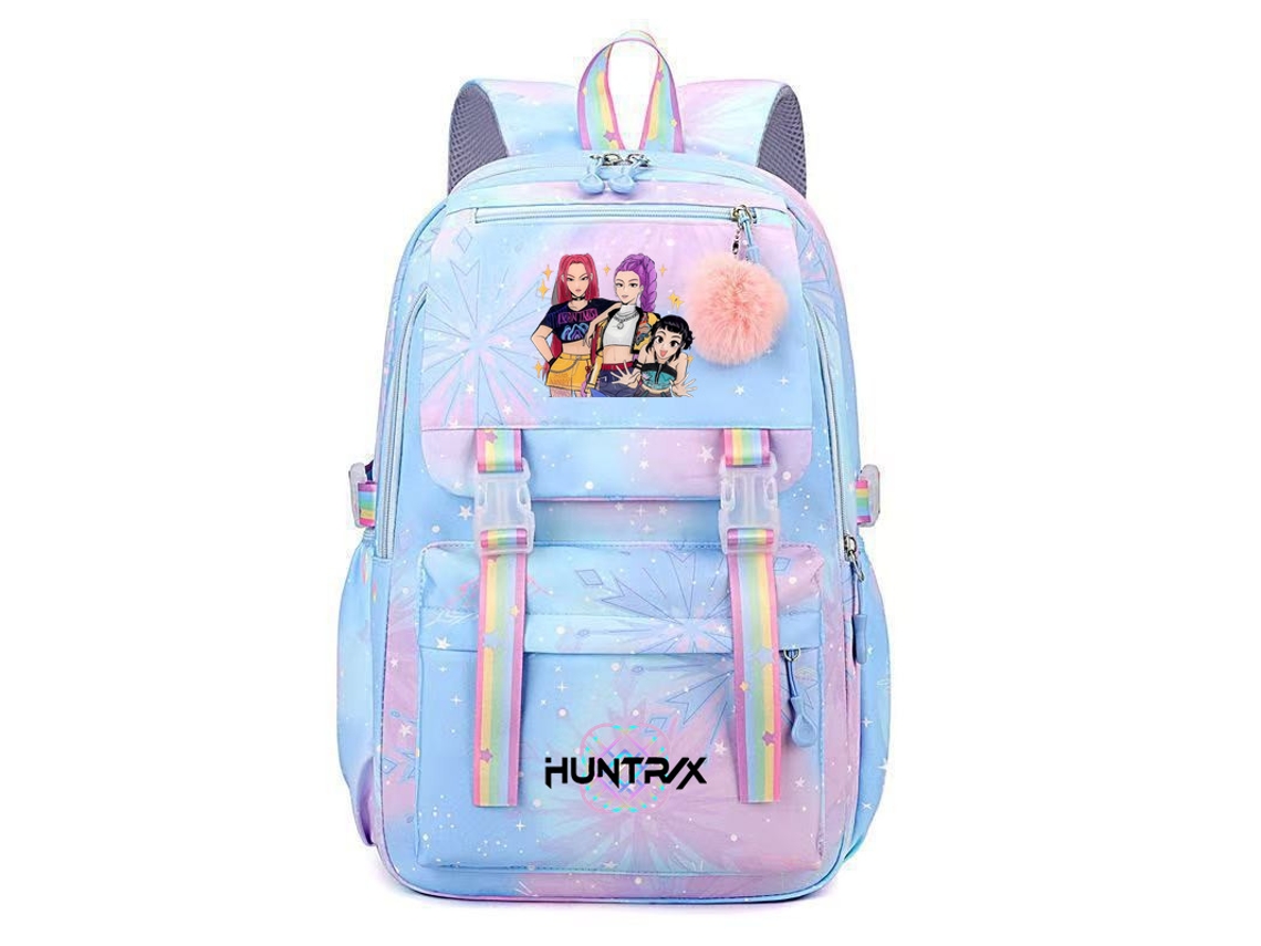 Mochila Escolar Wind Hunter Estampada De Grande Capacidade Para Meninos E Meninas, Ombro Mais Vendida Azul 11 Aquaforge
