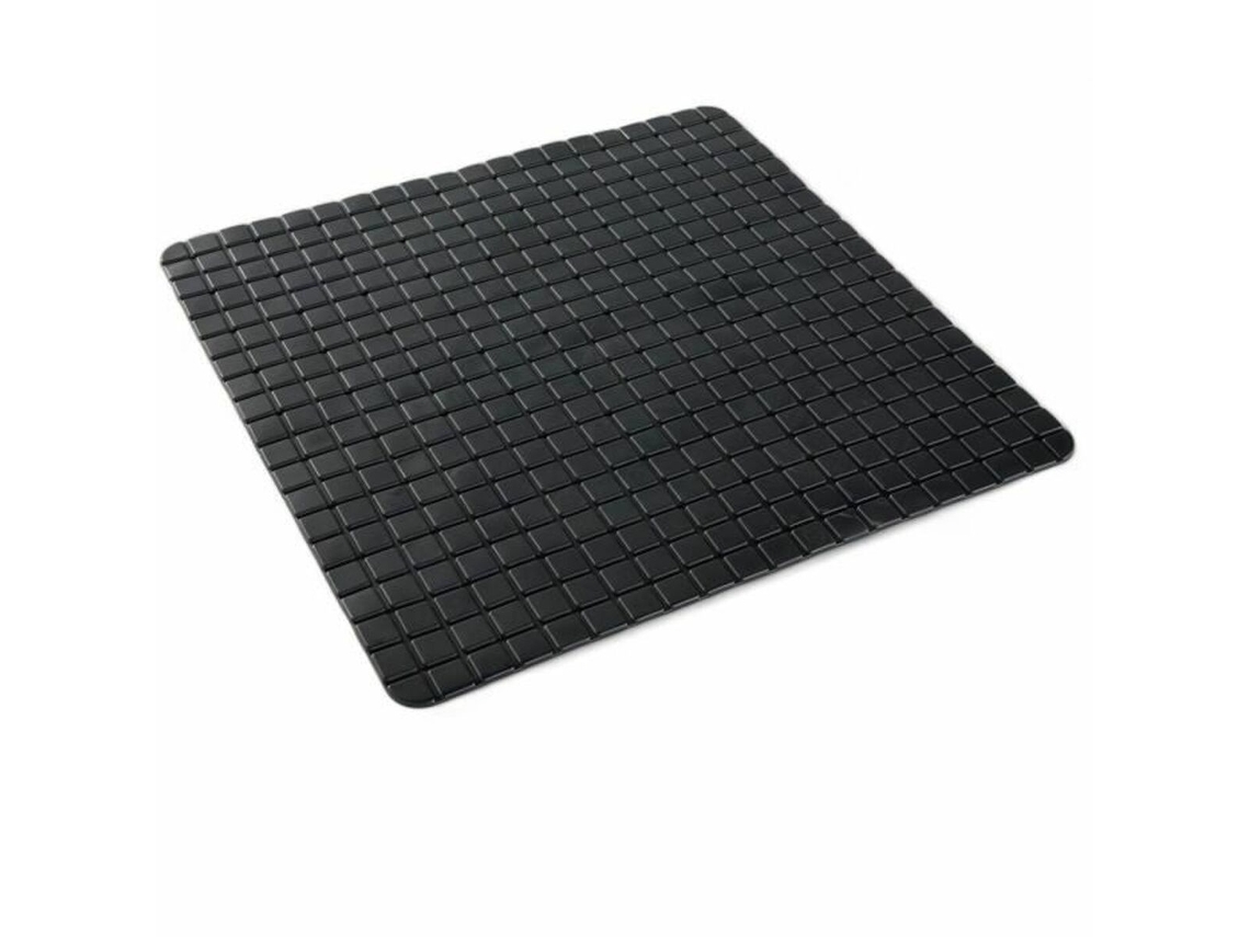 Tapete de chuveiro antiderrapante em PVC preto Today Hoy Utility 50 x 50 cm