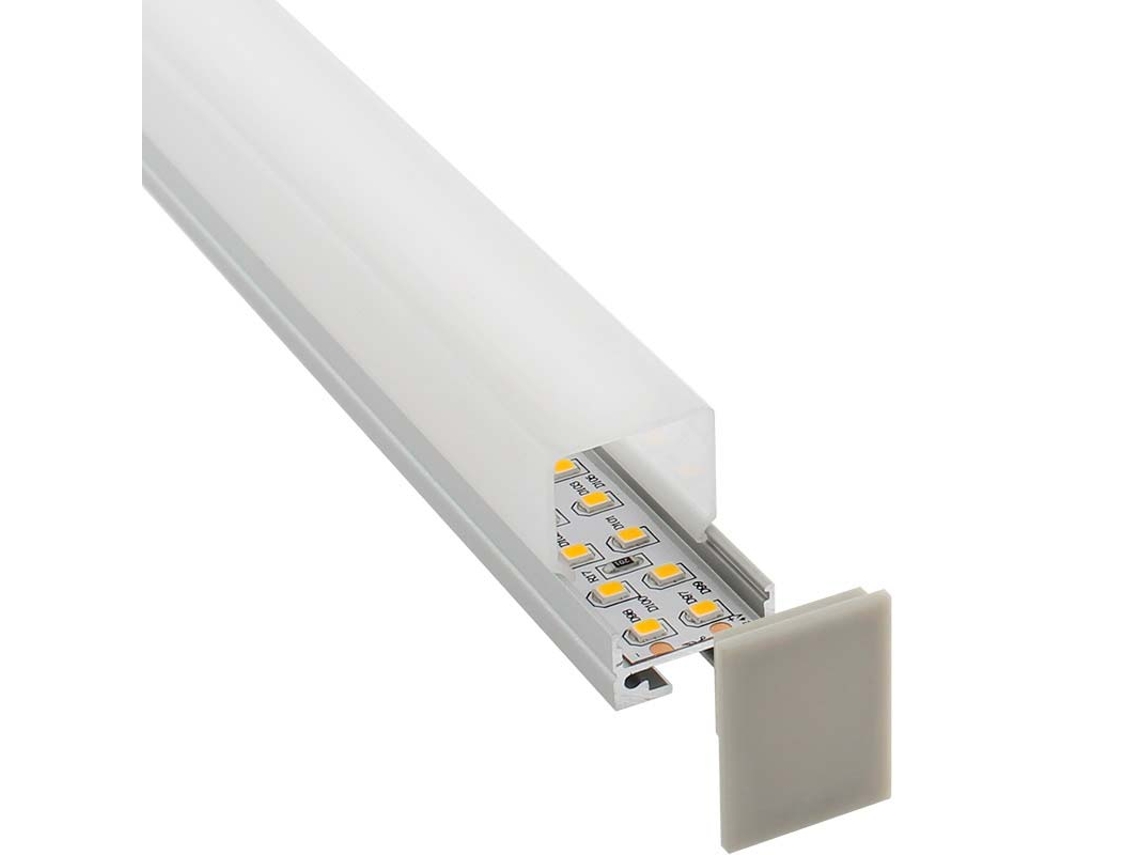 Perfil Aluminio Alkal Suspend 27mm Para Fitas Led Metro LEDBOX