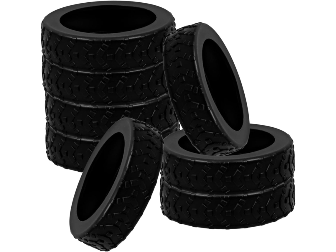 Mipcase Conjunto De 8-protetores Rodas Para Malas Silenciosos E Resistentes Ao Deslizamento Ideal Viagens