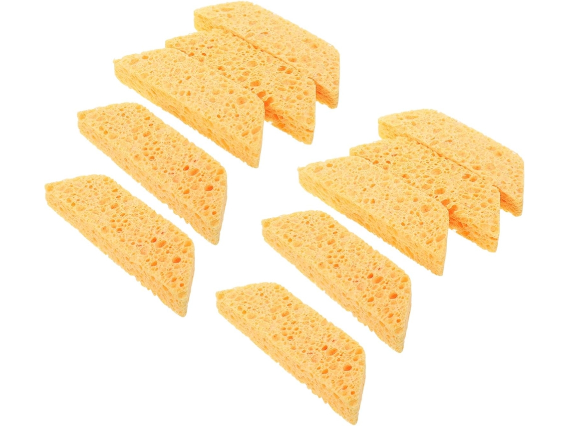 10 Esponjas Amarelas Para Proteção De Brocas Esmerilhadeira,