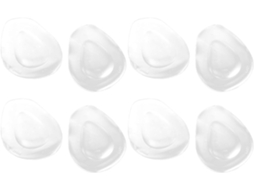 Ipetboom Conjunto De 8-protetores Gel Antiderrapantes Para A Parte Frontal Do Pé, Respiráveis E Confortáveis, Para
