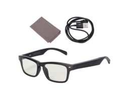 Óculos Inteligentes Bluetooth Com Áudio E Lentes Anti Luz Azul Impermeáveis Para Reuniões E Viagens