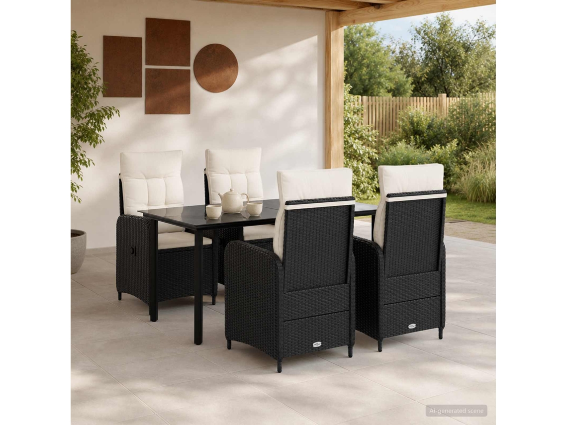 Vidaxl Conjunto De Jantar Para Jardim 5 Unid.