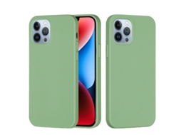 Lurelia Capa Protetora Para Iphone 15 Pro Max, Em Silicone E Pc, Interior Em Microfibra, Recortes Precisos, Cor Verde E Anti-riscos