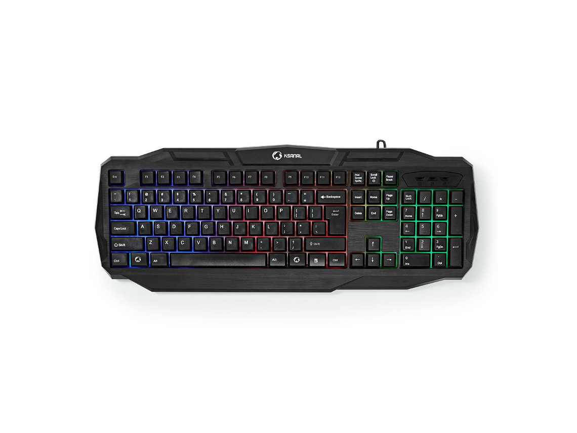 Teclado Nedis Preto