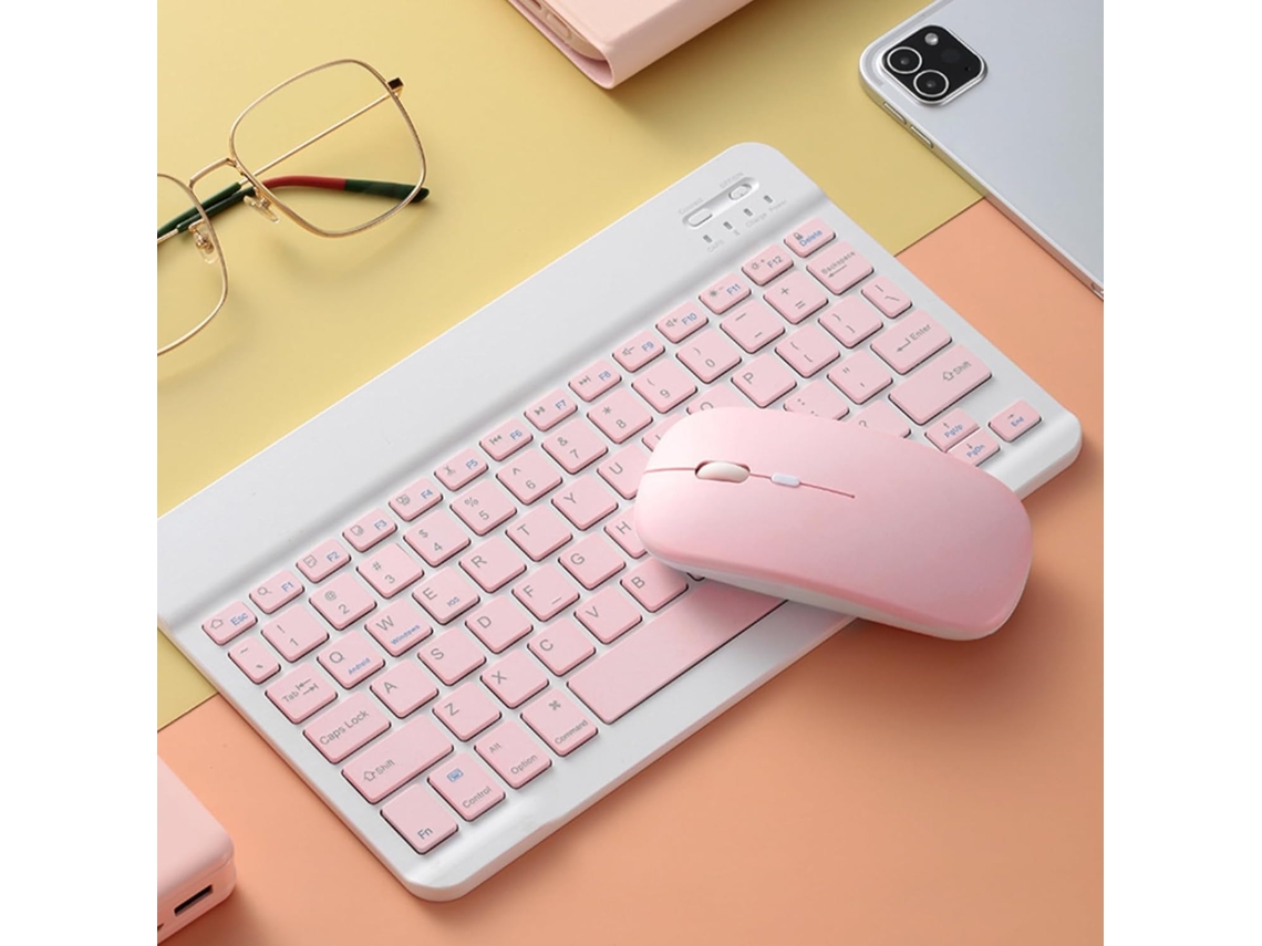 Teclado Bluetooth Silencioso, Compacto